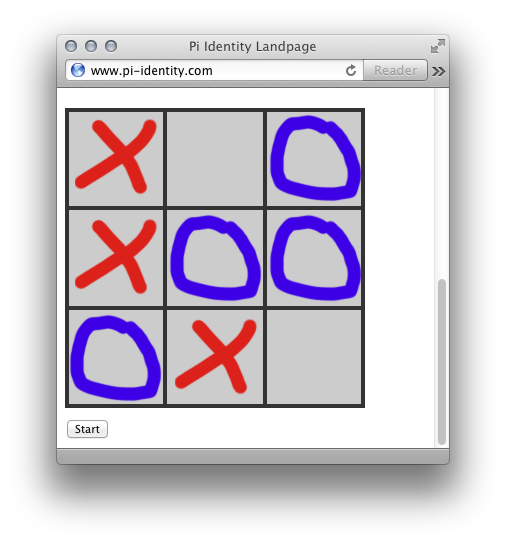 HTML5 TicTacToe Game